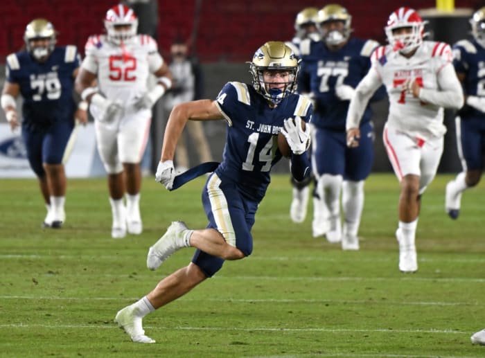 Mater Dei vs St John Bosco CIF Southern Section D1 Final November 24, 2023 Photo-Heston Quan12